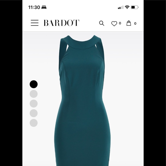 BARDOT Sleeveless Backless Midi Dress NWT - Picture 3 of 5
